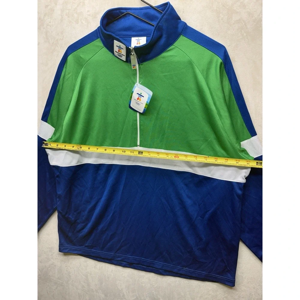 NWT Vancouver 2010 Winter Olympics 1/4 Zip Pullover Jacket Mens Large XP Apparel